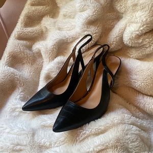 Express sling back heels